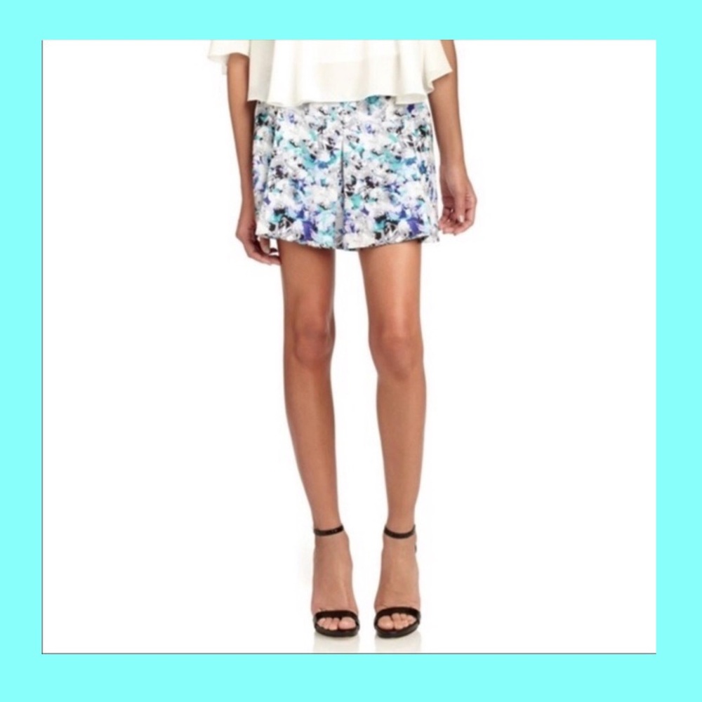 Sam Edelman Blue Floral Skort